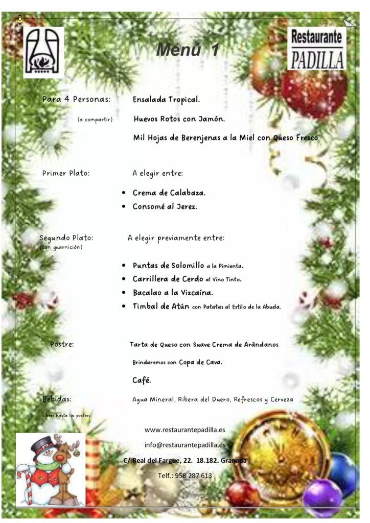 Comidas de fin de año