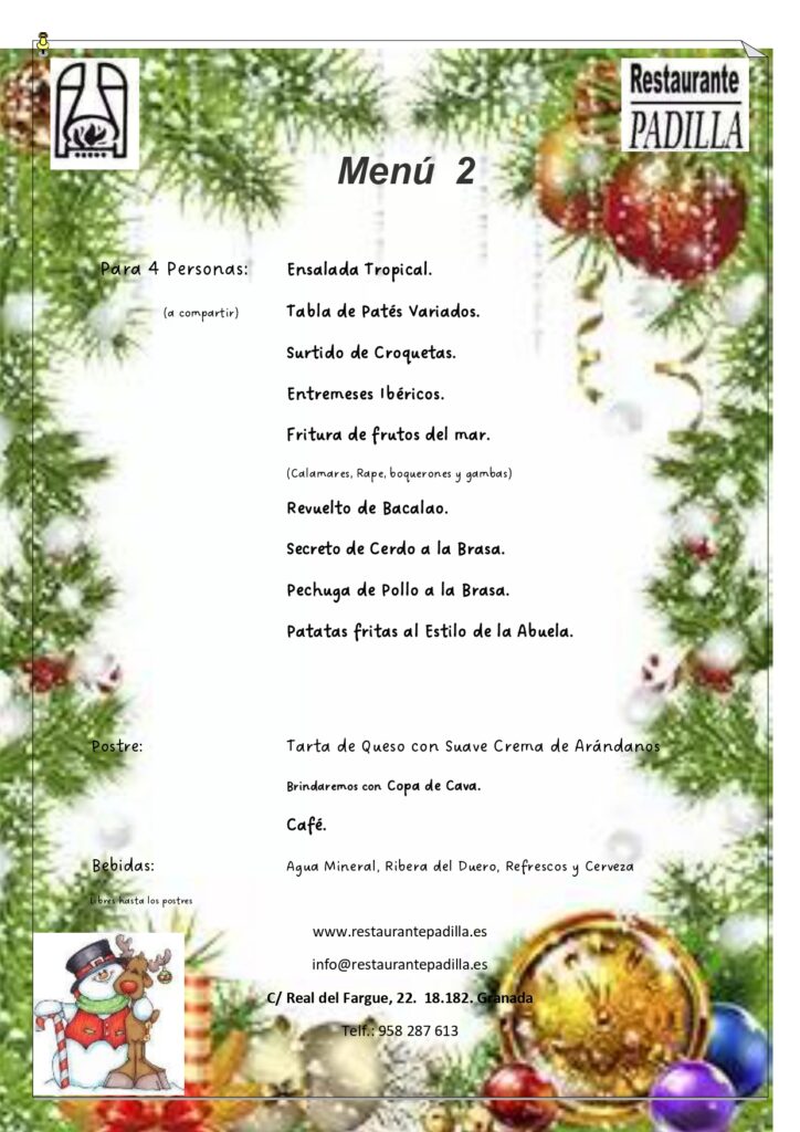 Comidas de fin de año