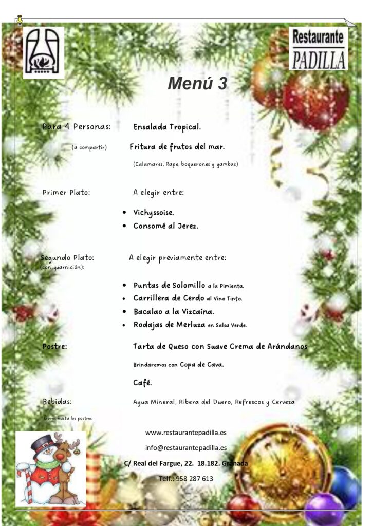 Comidas de fin de año