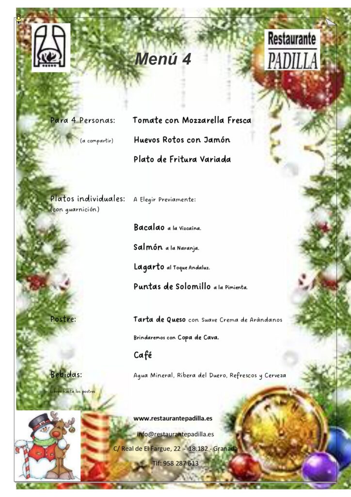 Comidas de fin de año