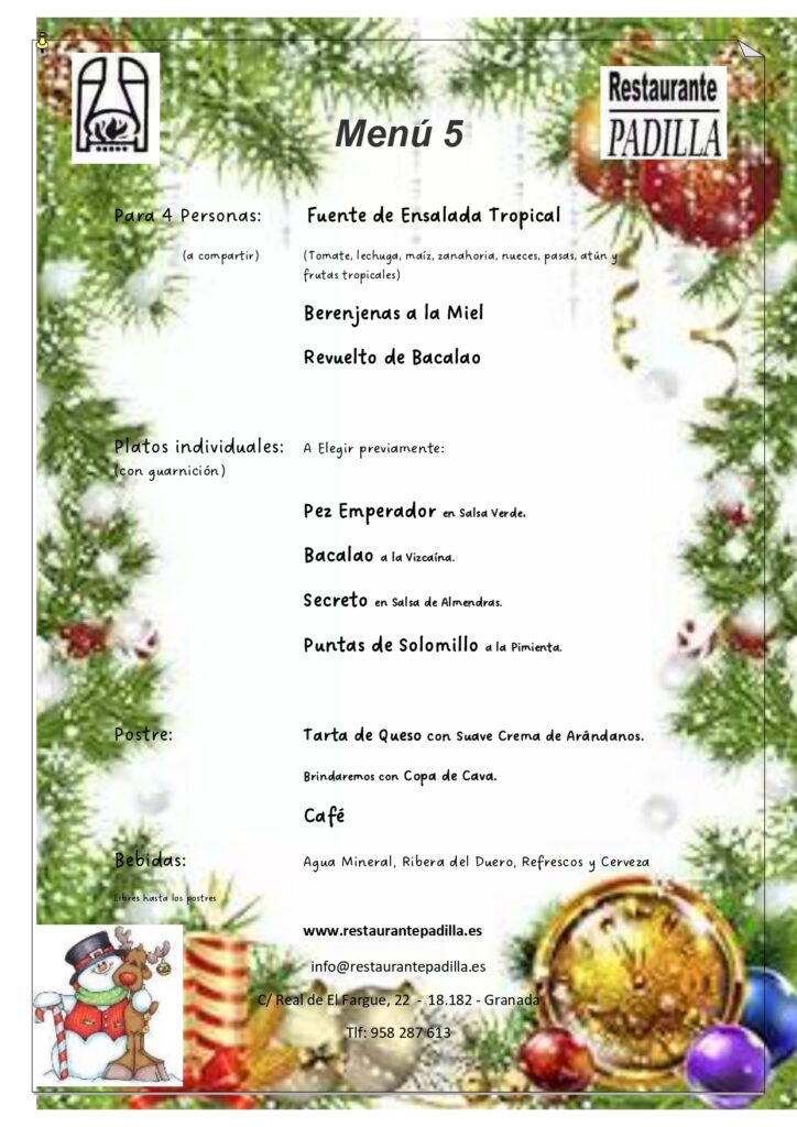 Comidas de fin de año